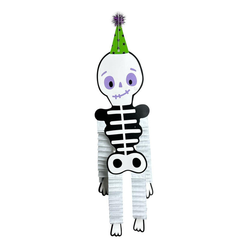 Guirnalda Decorativa Calavera Halloween Terror Hogar Blanco Blanco Calavera