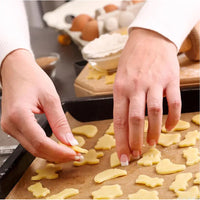 Juego X3 Cortadores Galletas Moldes Cortante Galleta Diseño Flor