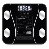 Balanza Pesa Digital Bluetooth Inteligente Smart Imc Baño Color Negro