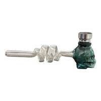 Pipa Diseño Calavera Pyrex Dmt Calidad Duracion + Rejilla