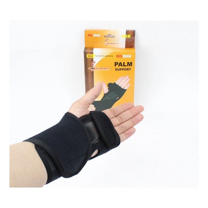 X2 Muñequera Deportiva Guante Compresión Soporte Ortopedico Negro Unica
