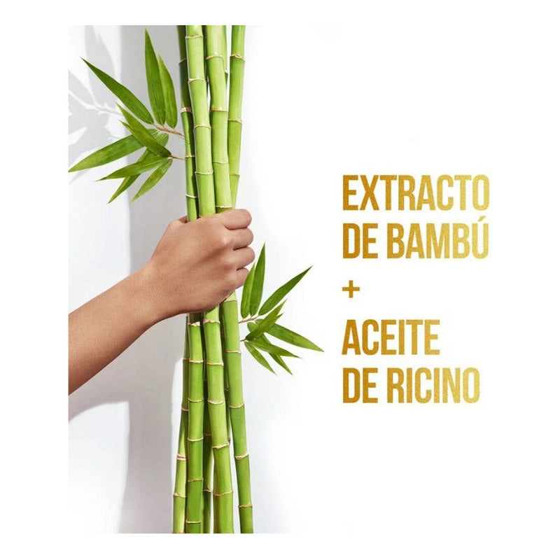 X2 Shampoo Pantene 400ml Bambú Nutre & Crece Control Caída