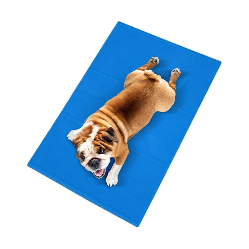 Manta Refrescante Para Perros 90x50 Cm Roro Talla L Colchon Perro Azul Oscuro