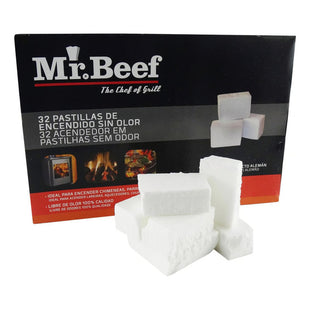 Caja 32 Pastillas Iniciador De Fuego Quincho Asado Parrilla