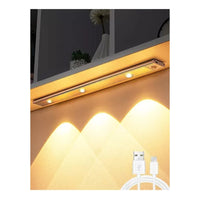 Pack 2 Luces Led Recargable Con Sensor De Movimiento 40cm Calido / Fria / Neutra