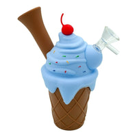 Bong Pipa Silicona Diseño Helado Desarmable + Quemador Pyrex