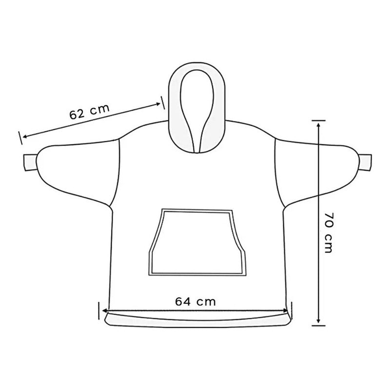 Polerones Sherpa Chiporro Capucha Manta Luminosa Niños Niñas Unica Rosa Nubes Estrellas