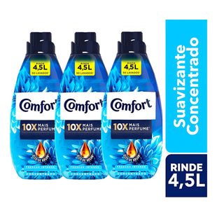 Pack X3 Suavizante Comfort Concentrado 1 L Frescor Intenso