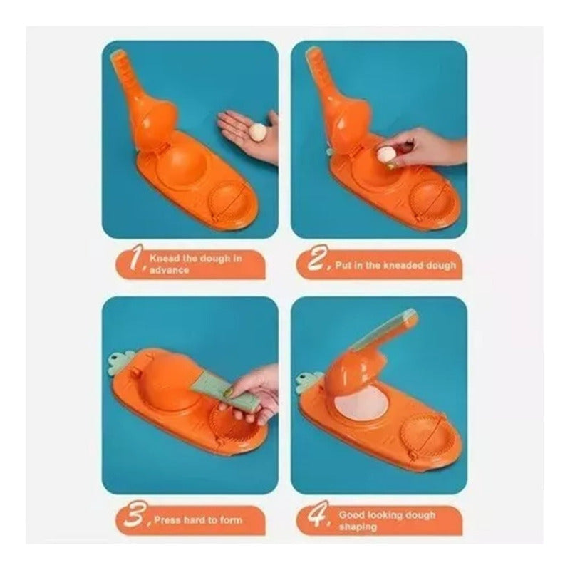 Prensa Manual Maquina Empanadas Dumpling Pasteles 2 En 1