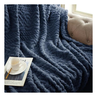 Frazada Texturizada Con Chiporro Manta Sherpa 150x200cm