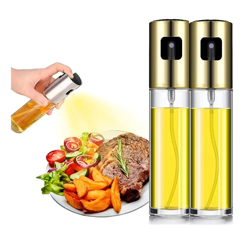 X2 Rociador Aceite Aceitero Spray Alcuza Vinagre Limon Aceto