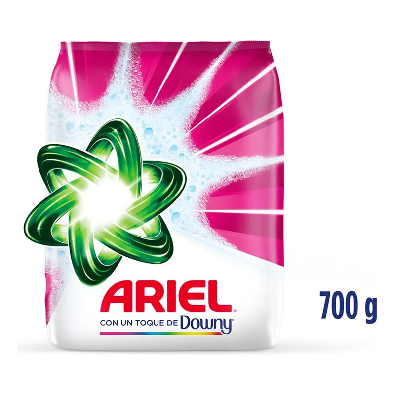 Pack X3 Detergente En Polvo Ariel Con Toque De Downy 700g