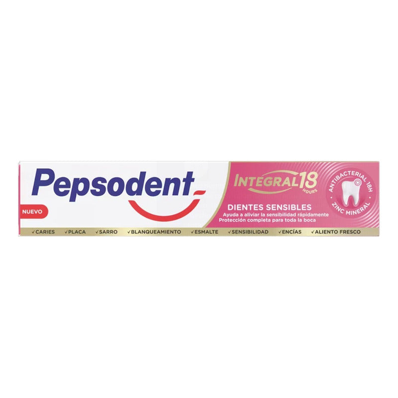 X12 Pasta Dental Pepsodent Integral 18h Dientes Sensible 75g