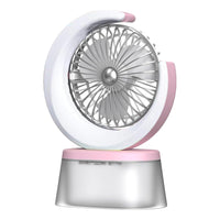Ventilador Humidificador Portátil Ventilador Led  Usb Recarg