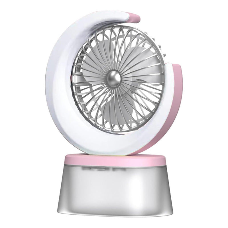 Ventilador Humidificador Portátil Ventilador Led  Usb Recarg