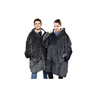 Polerón Sherpa Con Capucha Chiporro Huggle Hoodie Pijama Invierno Polar