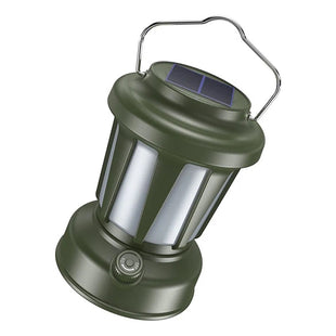 Lampara De Camping Con Energía Solar Recargable Usb Verde