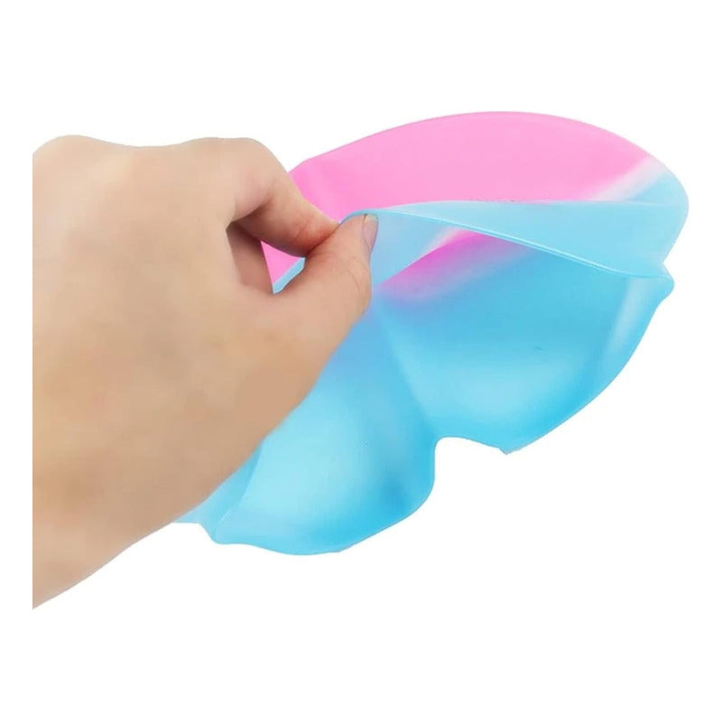 Pack 2 Gorro Piscina Natación Silicona Gorra De Baño Elastic