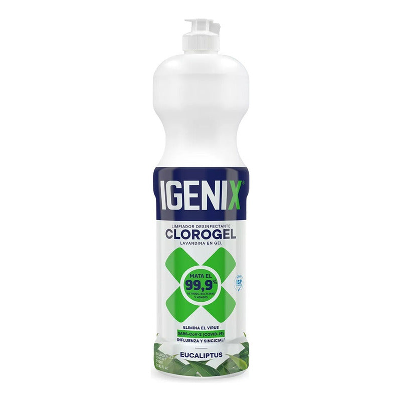 Limpiador Cloro Gel Igenix Eucaliptus 900ml