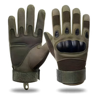 Guantes Protección Tácticos Motocicleta Bicicleta Dedo Touch Verde Xl