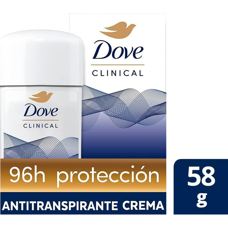 X3 Dove Clinical Crema Antitranspirante Original Clean 58g Original