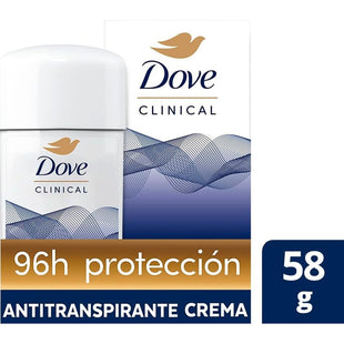 Dove Clinical Crema Antitranspirante Original Clean 58g