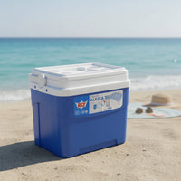 Cooler Nevera Cava Hielera Portátil 35 Litros Reyplast Azul
