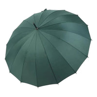 X2 Paraguas Automático Mango Curvo 16 Varillas Resistente