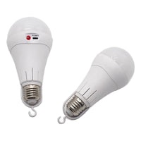 X3 Ampolleta De Emergencia Led E27 Luz 10w Recargable Usb Blanco Frío