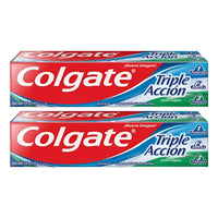 X2 Colgate Triple Accion Crema Dental 100ml Menta Original
