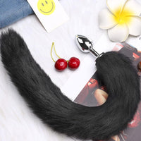 Plug Anal Cola Zorro Sexy Larga Suave Dilatador Anal Juguete