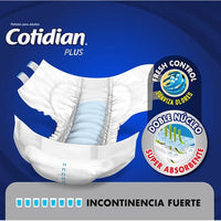 Pack X3 Pañales De Adulto Cotidian Plus Tamaño Mediano 20uni Mediano