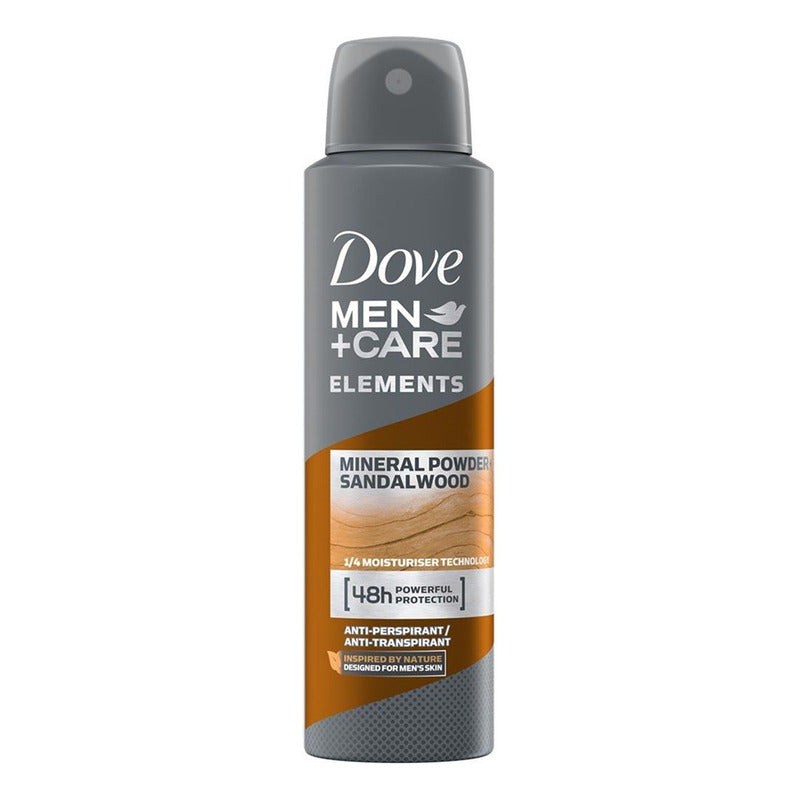 Desodorante Aerosol Dove Men Mineral Powder + Sandalwood 48h