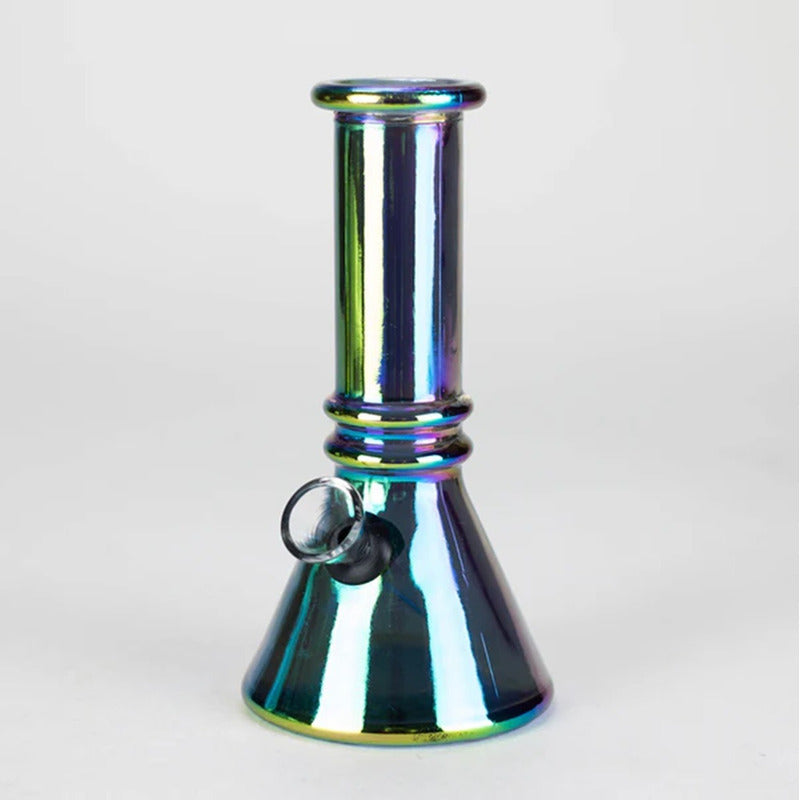 Bongs Vidrio Pyrex Pipa De Agua Resistente Quemador Liso Tornasol