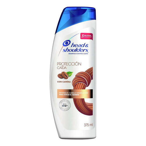 Shampoo Head & Shoulders Protección Caída Cafeína 375ml