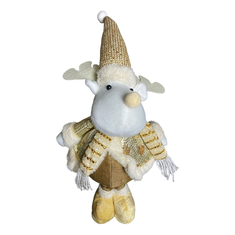 Pack 2 Monos Patas Largas Adorno Navidad Decoración Pascuero