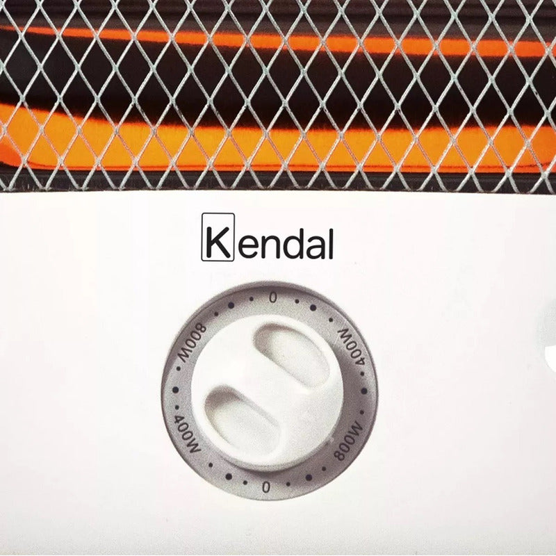X2 Calefactor Cuarzo Kendal Eléctrico Estufa Calentador Blanco
