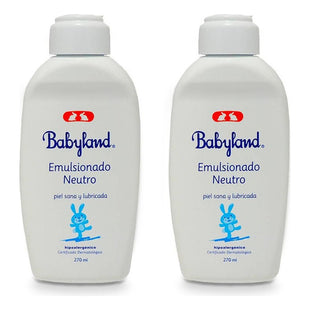 X2 Emulsionado Neutro Babyland 270 Ml Hipoalergénico