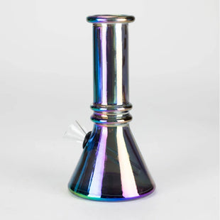 Bongs Vidrio Pyrex Pipa De Agua Resistente Quemador Liso Tornasol