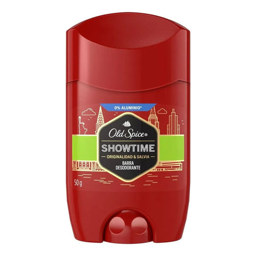 Desodorante Barra Old Spice Showtime 50g Originalidad Salvia Salvia
