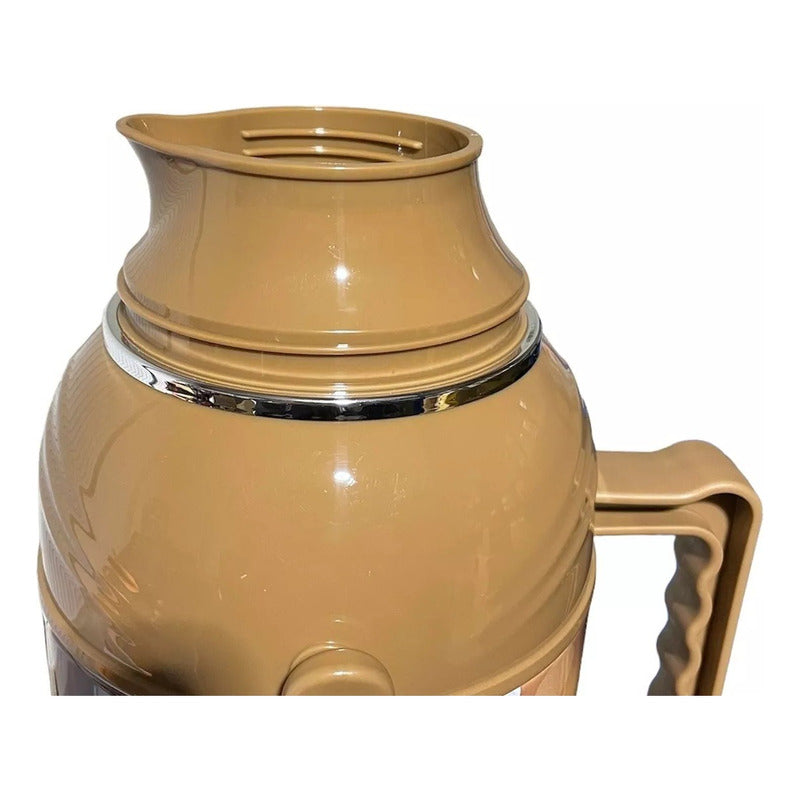 Termo Grande 3.2 Litros Acero Inox Agua Caliente Fria Cafe