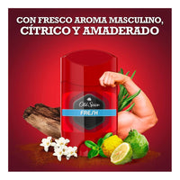 Desodorante Barra Old Spice Fresh Frescura Menta 50g