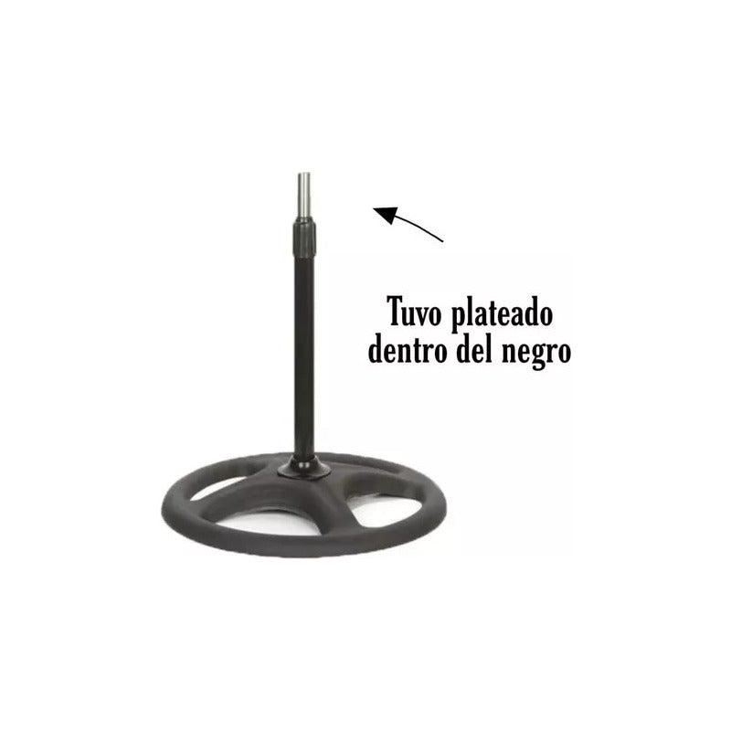 Ventilador Pedestal Ventiladores De Pie Turbo Grande 18puLG 5 50 Cm Negro Metal Plateada