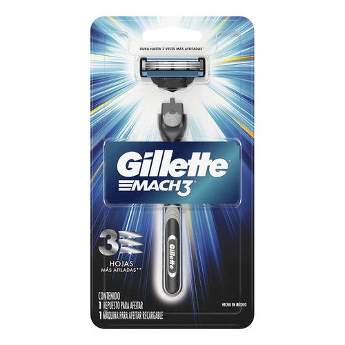 Máquina Afeitar Gillette Mach3 Maquina De Afeitar Gillette