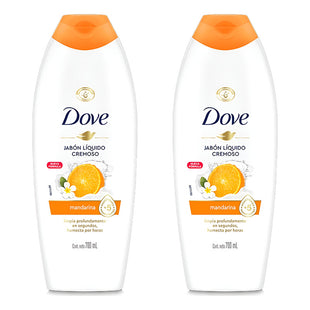 X2 Jabón Liquido Cremoso Dove 700ml Humectante Limpieza