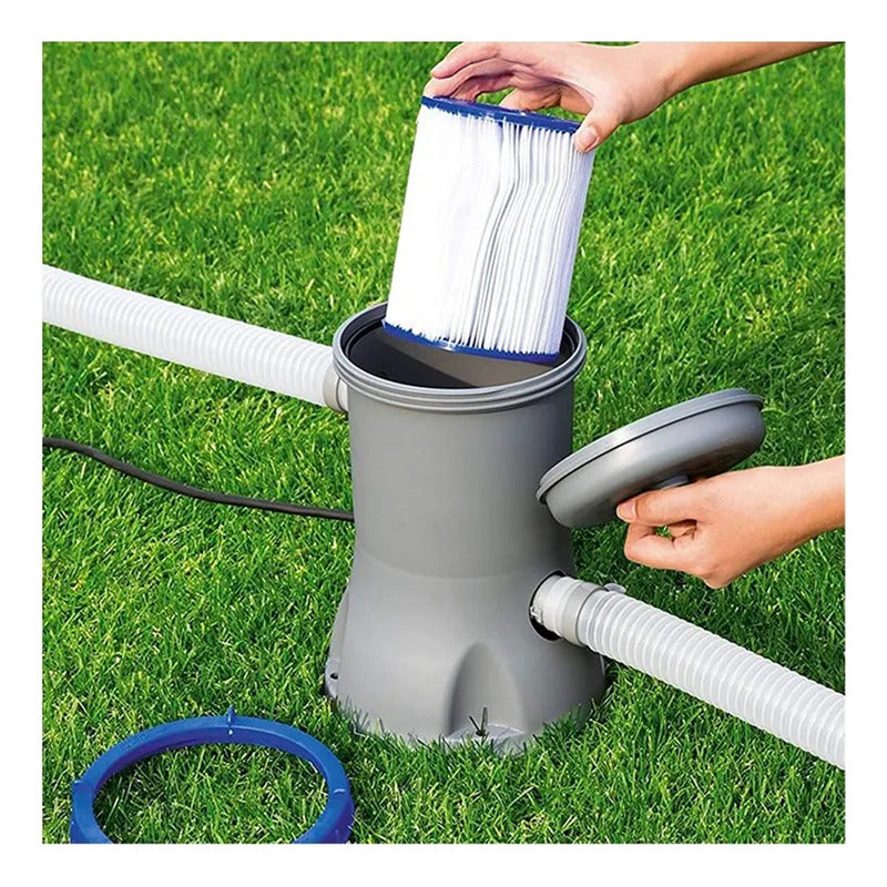 Set De Cartucho Para Filtro De Piscina Bestway Tipo Ii Bomba