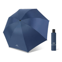 X2 Paraguas Uv Retractil Manual Sombrilla Bolsillo Portatil