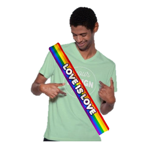 Banda Love Is Love Arcoíris Lgtb Pride Orgullo Gay Arcoiris