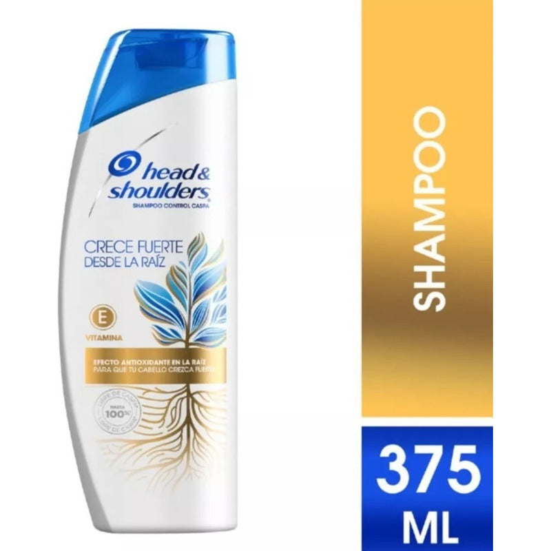 X2 Shampoo Head & Shoulders Control Caspa Crece Fuerte 375ml