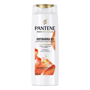 Pack X3 Shampoo Pantene Anticaída + Biotinamina B3 300ml